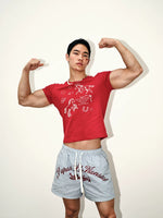 Retro Western Slim Fit Graphic T-Shirt 1