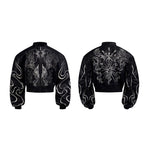 6032517506264,6032517506265,6032517506266,6032517506267, Embroidered Leather Motorcycle Jacket