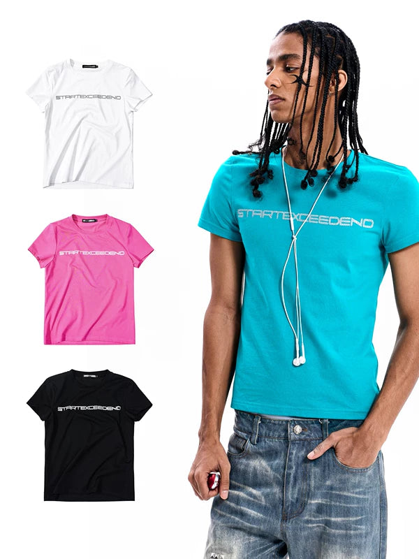 Graphic Print Short Sleeve T-Shirt 1