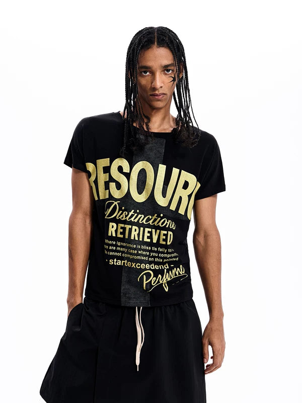 Graphic Print Short Sleeve T-Shirt 1