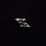 5798953046340, Abstract Brass Hoop Earrings Set