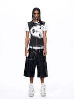 Portrait Print Slim Fit T-Shirt 3