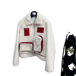 Multi-Pocket Shearling Workwear Jacket 5