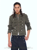 Napoleon Style Padded Shoulder Slim Jacket 2