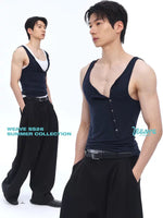 Two-Piece Lyocell Tencel Layered Vest 3