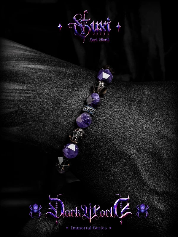 Amethyst Beaded Bracelet 4