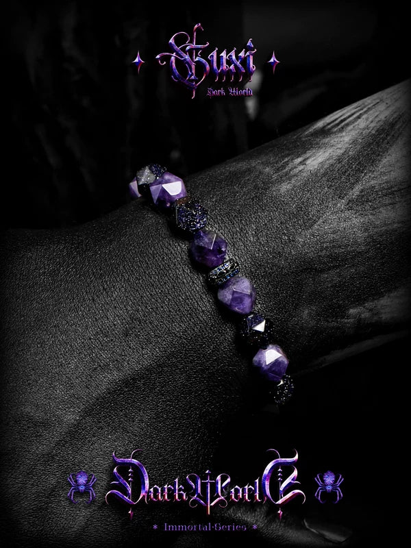 Amethyst Beaded Bracelet 5