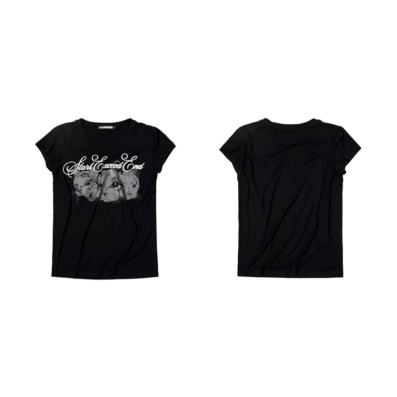 6265082714383,6265082714384,6265082714385,6265082714386, Animal Print Short-Sleeve Graphic T-Shirt