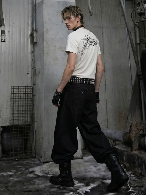 Anime Print Short Sleeve T-Shirt 3