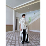 Asymmetric Double-Breasted Long Hem Shirt 5