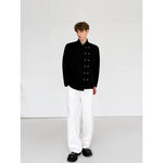 Asymmetrical Double-Breasted Casual Button-Up Shirt 5
