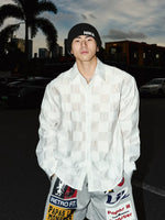 Asymmetrical Plaid Lightweight Casual Shirt 3