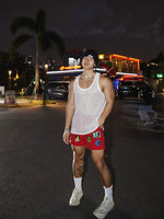 Badge Design Loose Drawstring Shorts 5