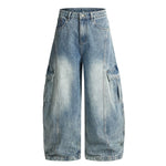 6197468738510,6197468738511,6197468738512,6197468738513,6197468738514, Baggy Cargo Denim Workwear Pants