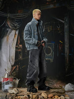 Baggy Multi-Pocket Distressed Cargo Jeans Pants 5