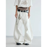5920868063437,5920868063438,5920868063439,5920868063440,5921587775981, Baggy Wide-Leg Deconstructed Jeans Pants