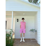 Beaded 3D Floral Vest and Shorts Set 5