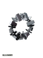 Beaded Punk Open Ring 1
