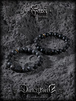 Black Agate Volcanic Stone Bracelet 3