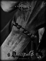 Black Agate Volcanic Stone Bracelet 4