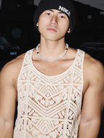 Bohemian Geometric Hollow-Out Sleeveless Vest 5