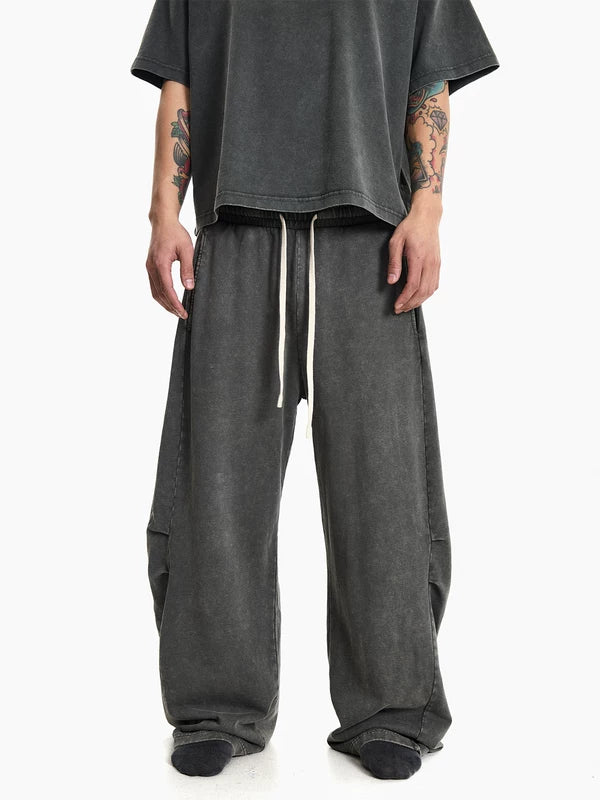 Boxy Distressed Short Sleeve Pants Set 3