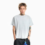 6044819772177,6044819772178,6044819772179, Boxy Fit Distressed T-Shirt
