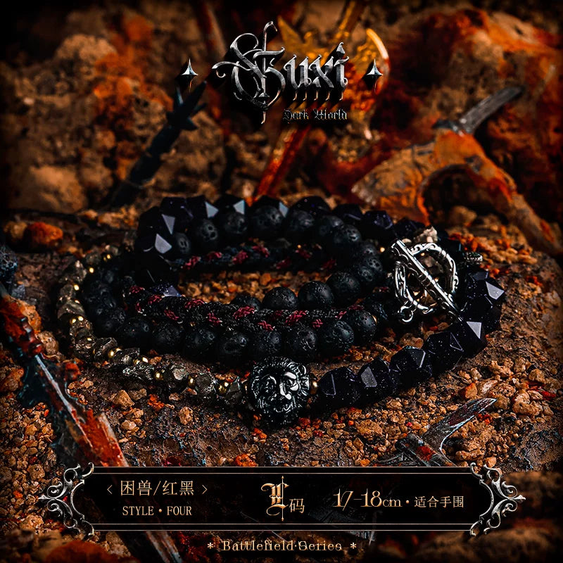 4254982299224, Braided Beaded Bracelet Set
