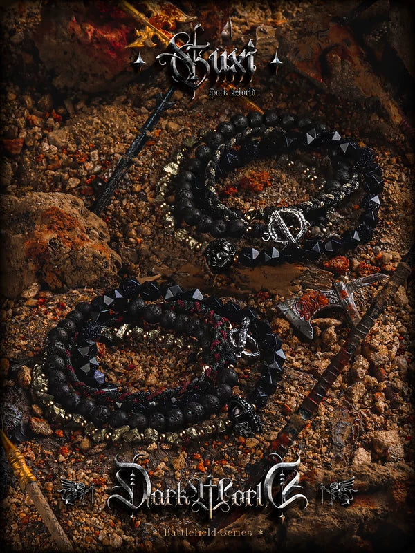 Braided Beaded Bracelet Set 3