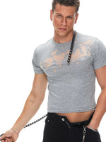 Burnout Distressed Short-Sleeve T-Shirt 1
