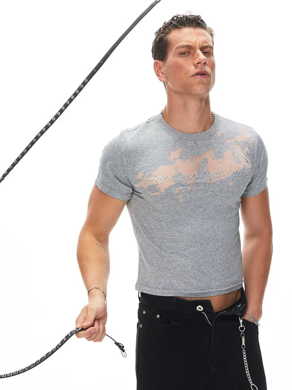 Burnout Distressed Short-Sleeve T-Shirt 3