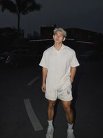 Cable Knit Short-Sleeve Polo Shirt 5