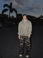 Camo Wide-Leg Elastic Waist Pants 2