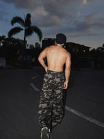 Camo Wide-Leg Elastic Waist Pants 4