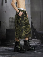 Camouflage Cargo Capri Pants 3