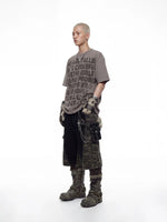 Camouflage Cargo Cropped Jeans 5