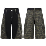 6076646176348,6076646176349,6076646176350,6076646176351, Camouflage Cargo Cropped Jeans