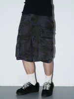 Camouflage Cargo Workwear Capri Pants 2