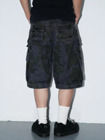 Camouflage Cargo Workwear Capri Pants 3
