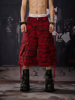 Camouflage Cotton Capri Pants 1