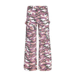 5748314985687,5748314985688,5748314985689,5748314985690,5748314985691, Camouflage Multi-Pocket Flared Cargo Pants