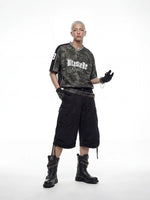 Camouflage Patchwork Jersey T-Shirt 4