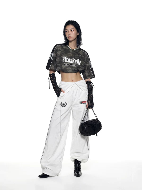 Camouflage Patchwork Jersey T-Shirt 5