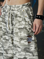 Camouflage Wide Leg Drawstring Sweatpants 5
