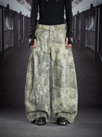 Camouflage Wide-Leg Loose Fit Pants 1