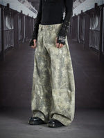 Camouflage Wide-Leg Loose Fit Pants 3