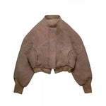 Canvas Retro Bomber Baseball Jacket 1