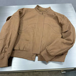 Canvas Retro Bomber Baseball Jacket 3