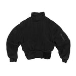 Canvas Stand Collar Detachable Vest Jacket 1