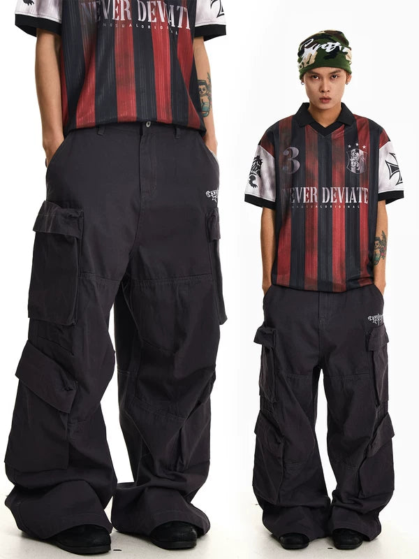 Cargo Pants Loose Wide Leg 1
